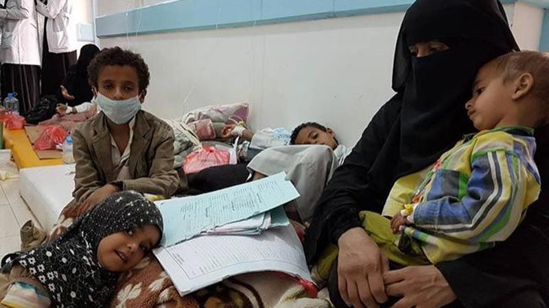 منظمة إنسانية: إصابة أكثر من 100 ألف طفل يمني بالكوليرا